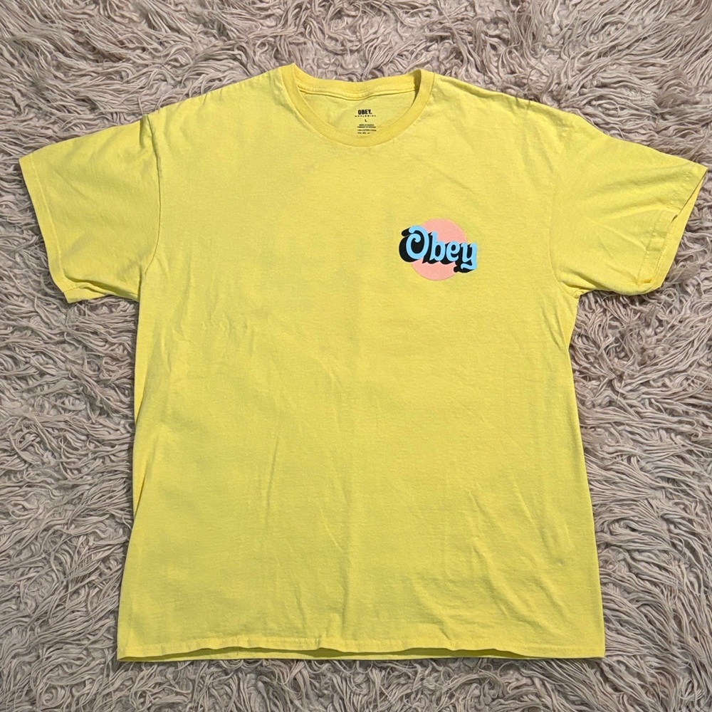 Obey Worldwide Logo Graphic T Shirt